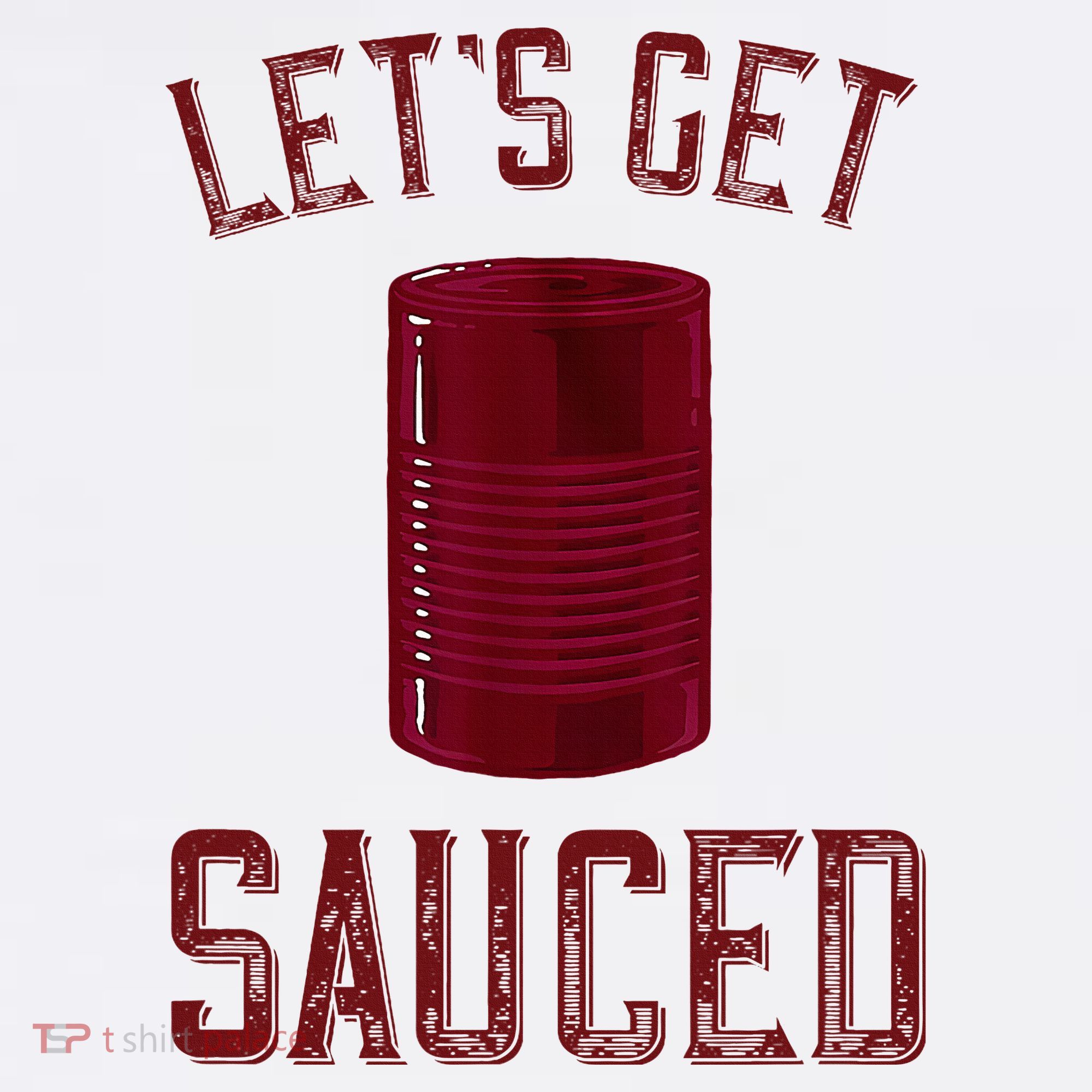 Let's Get Sauced Funny Cranberry Sauce Thanksgiving Food  Baby Bodysuit