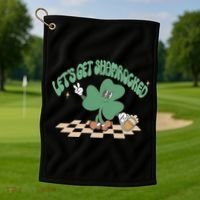 Let's Get Shamrocked Golf Towel thumb 1