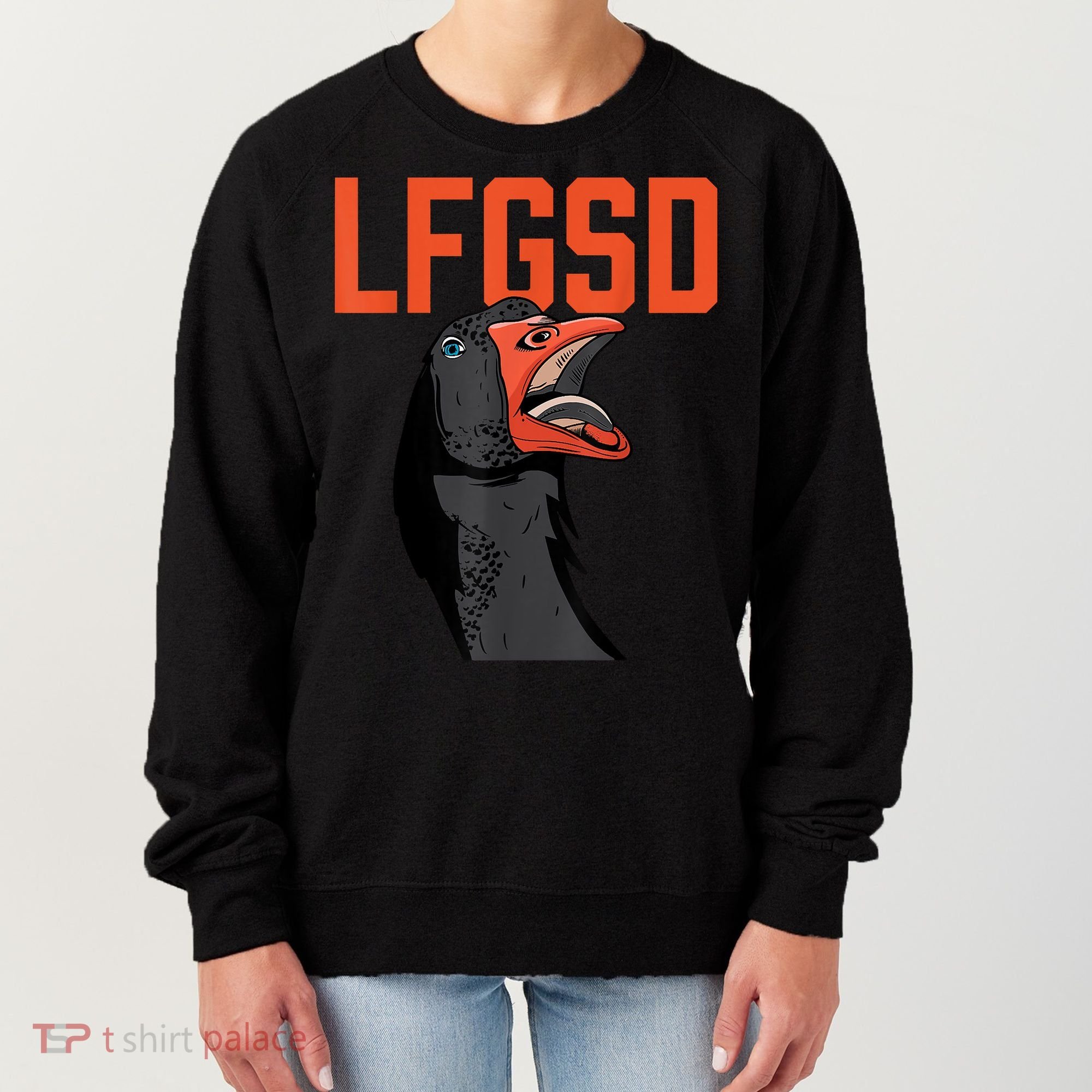 Let's Go San Diego Rally Goose LFGSD Women's Sweatshirt