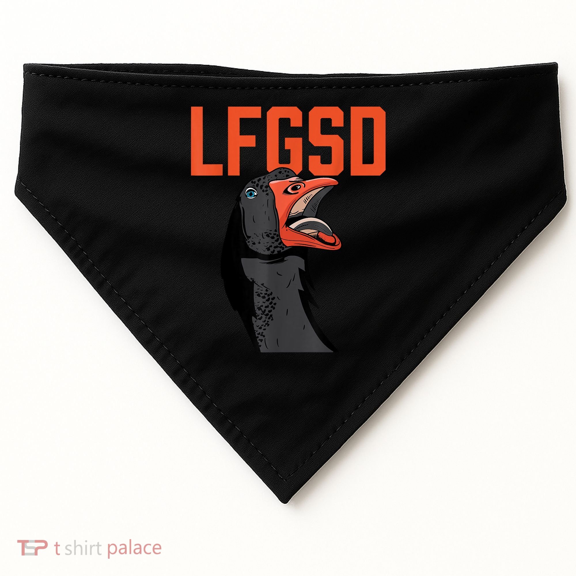Let's Go San Diego Rally Goose LFGSD USA-Made Doggie Bandana
