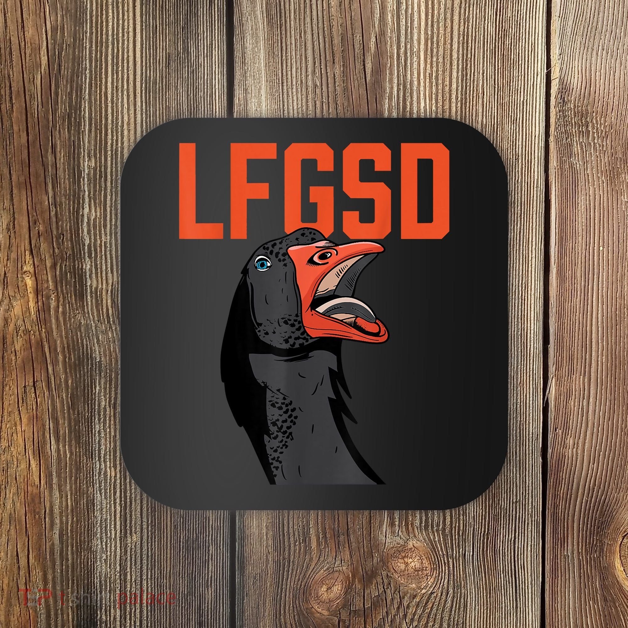 Let's Go San Diego Rally Goose LFGSD Coaster