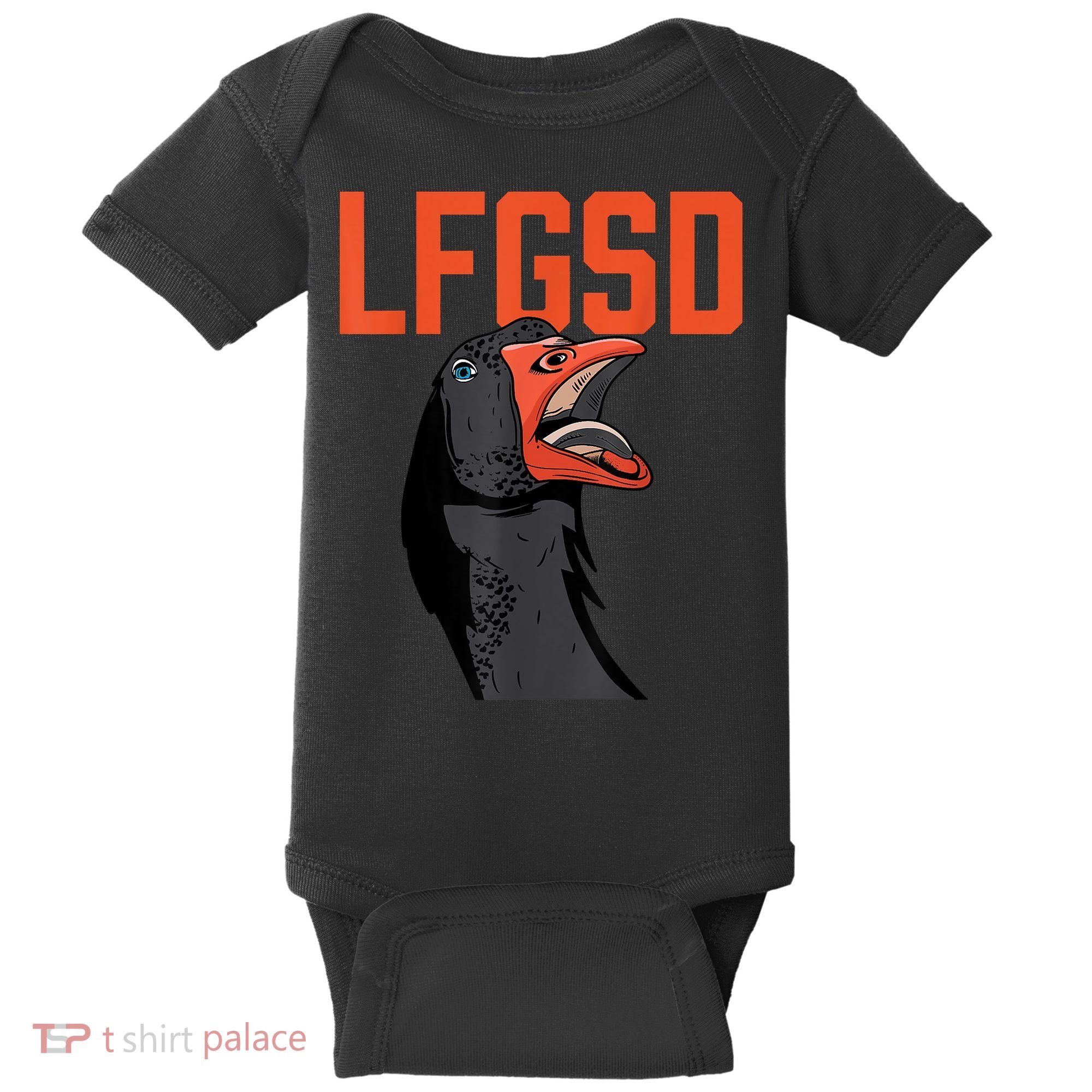 Let's Go San Diego Rally Goose LFGSD Baby Bodysuit
