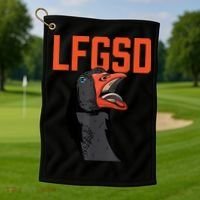 Let's Go San Diego Rally Goose LFGSD Golf Towel thumb 1