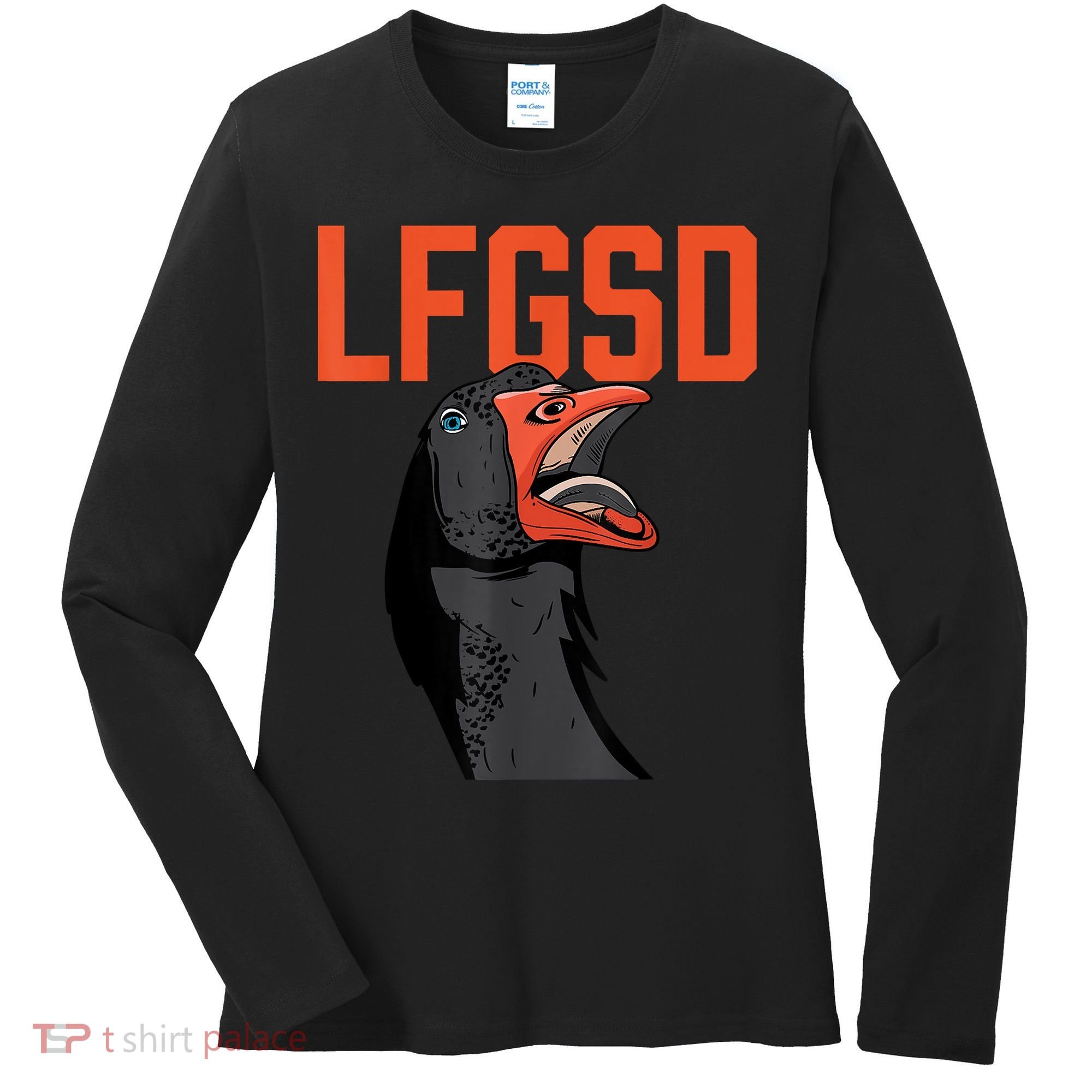 Let's Go San Diego Rally Goose LFGSD Women's Long Sleeve Shirt