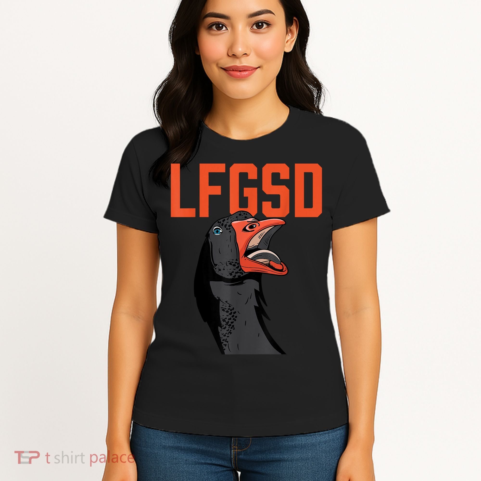 Let's Go San Diego Rally Goose LFGSD Women's T-Shirt