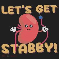 Let's Get Stabby Funny Dialysis Hemodialysis Dialysis Tech Beanie thumb 2
