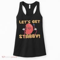 Let's Get Stabby Funny Dialysis Hemodialysis Dialysis Tech Women's Tank Top thumb 0