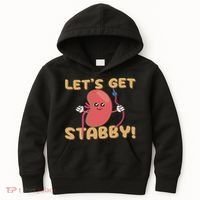 Let's Get Stabby Funny Dialysis Hemodialysis Dialysis Tech Kids Hoodie thumb 0