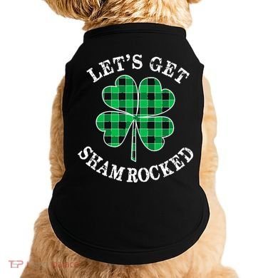 Let's Get Shamrocked: St. Patrick's Day Design With Clover Doggie Tank