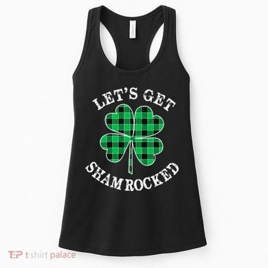 Let's Get Shamrocked: St. Patrick's Day Design With Clover Women's Tank Top