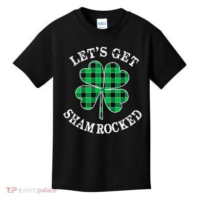 Let's Get Shamrocked: St. Patrick's Day Design With Clover Kids T-Shirt