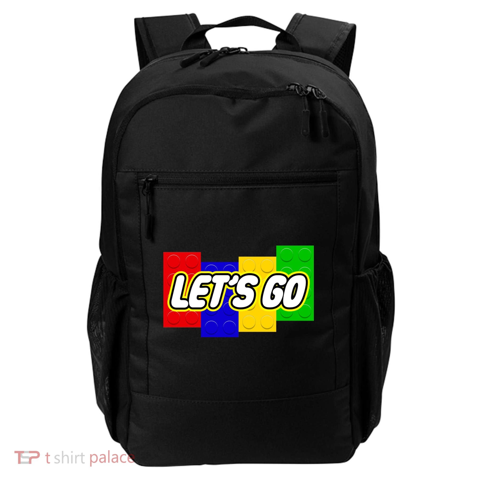 Let's Go Spoof Parody Logo Backpack