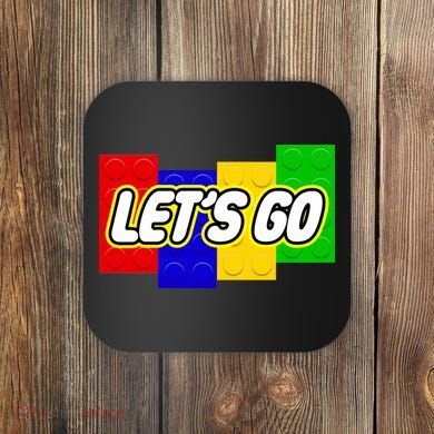 Let's Go Spoof Parody Logo Coaster