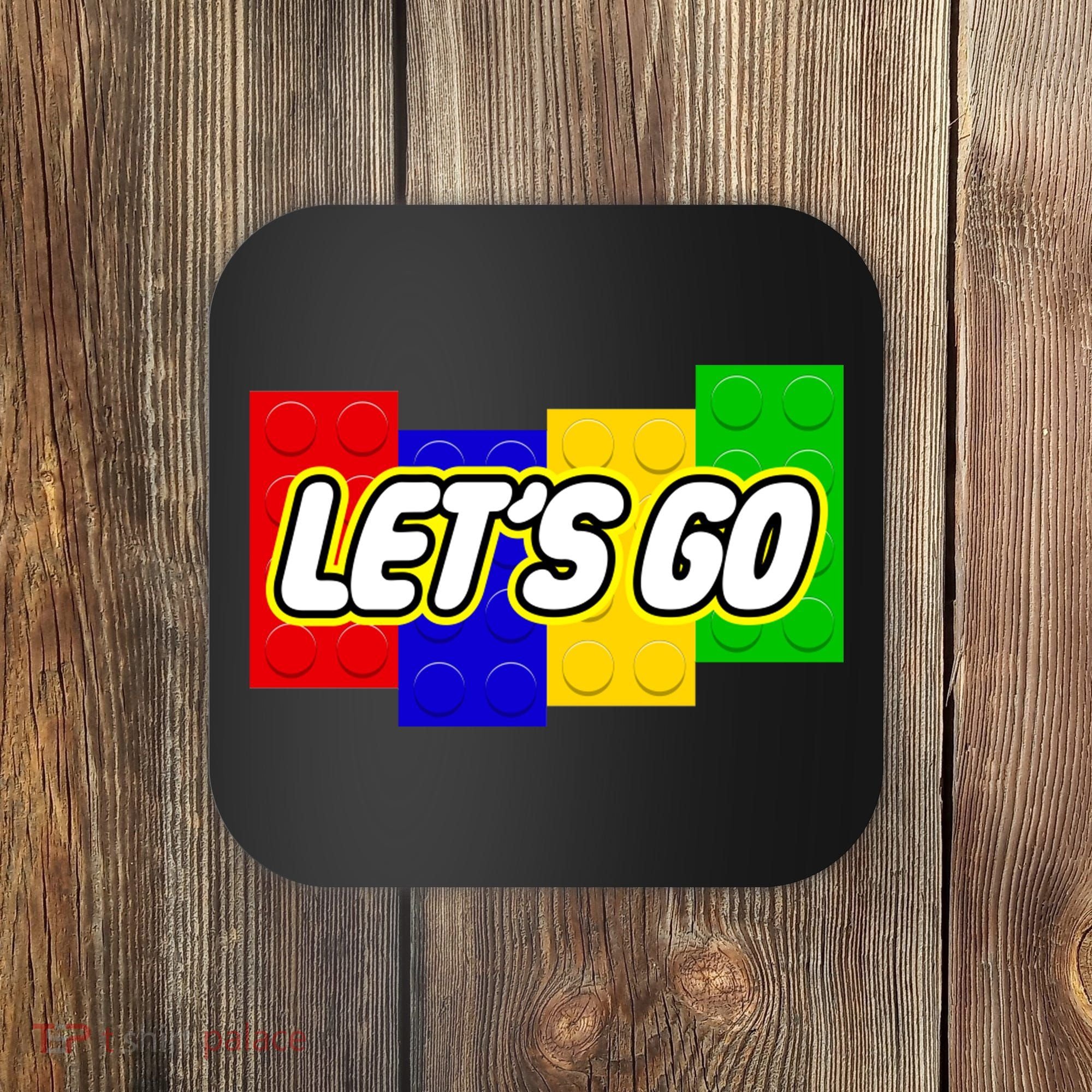 Let's Go Spoof Parody Logo Coaster