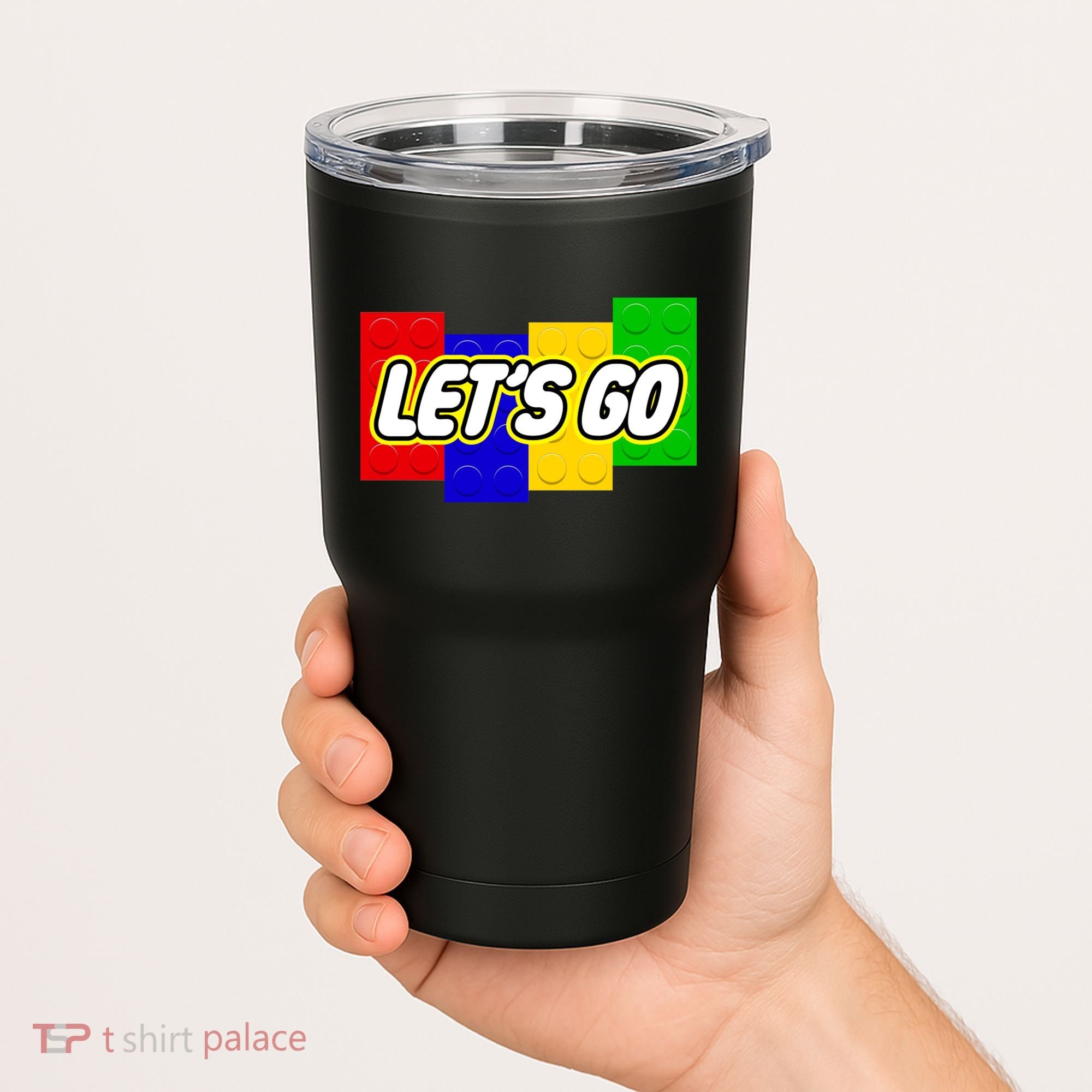 Let's Go Spoof Parody Logo Tumbler