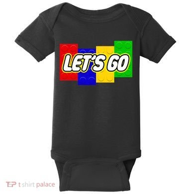 Let's Go Spoof Parody Logo Baby Bodysuit