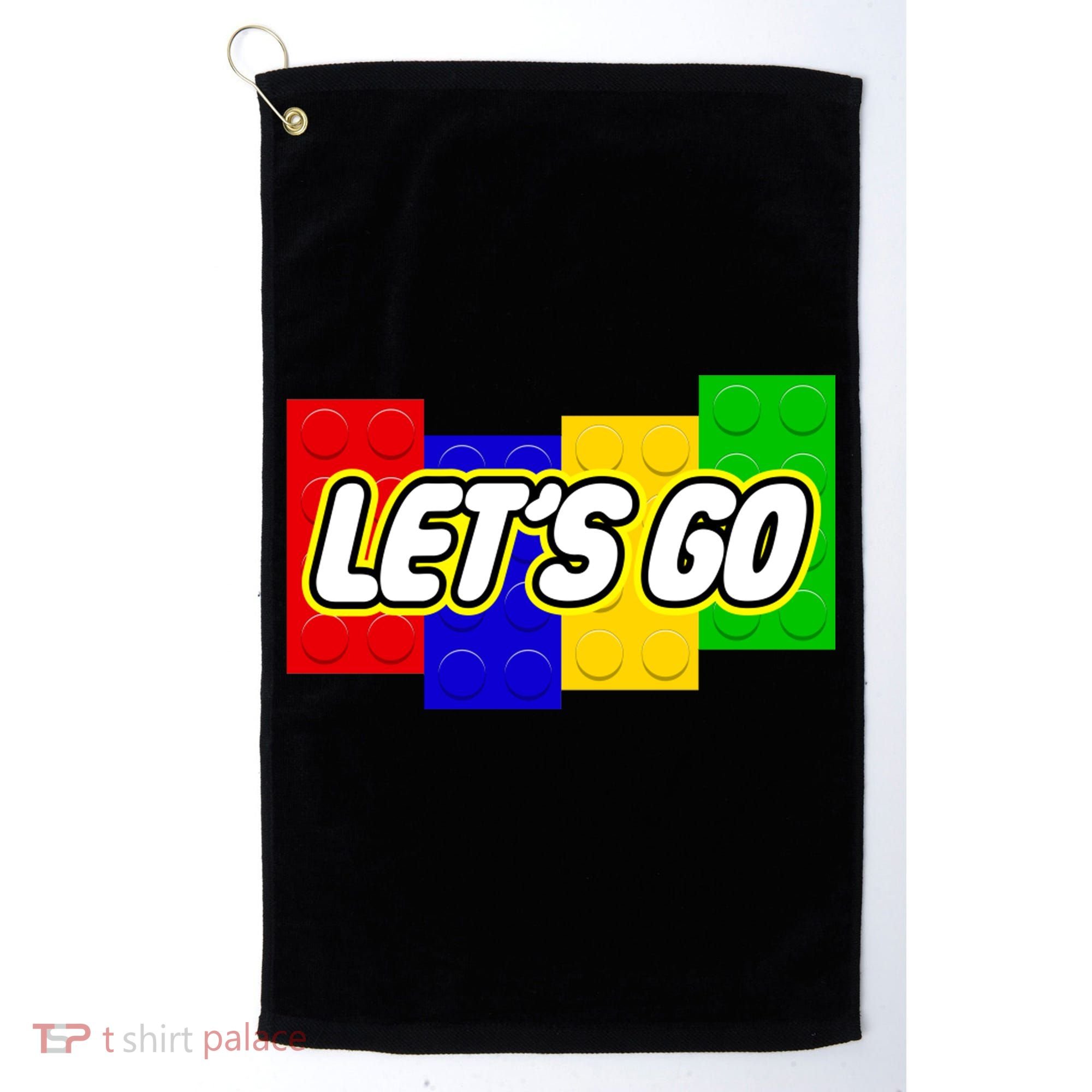 Let's Go Spoof Parody Logo Golf Towel