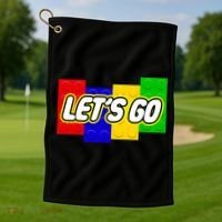 Let's Go Spoof Parody Logo Golf Towel thumb 1