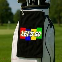 Let's Go Spoof Parody Logo Golf Towel thumb 2