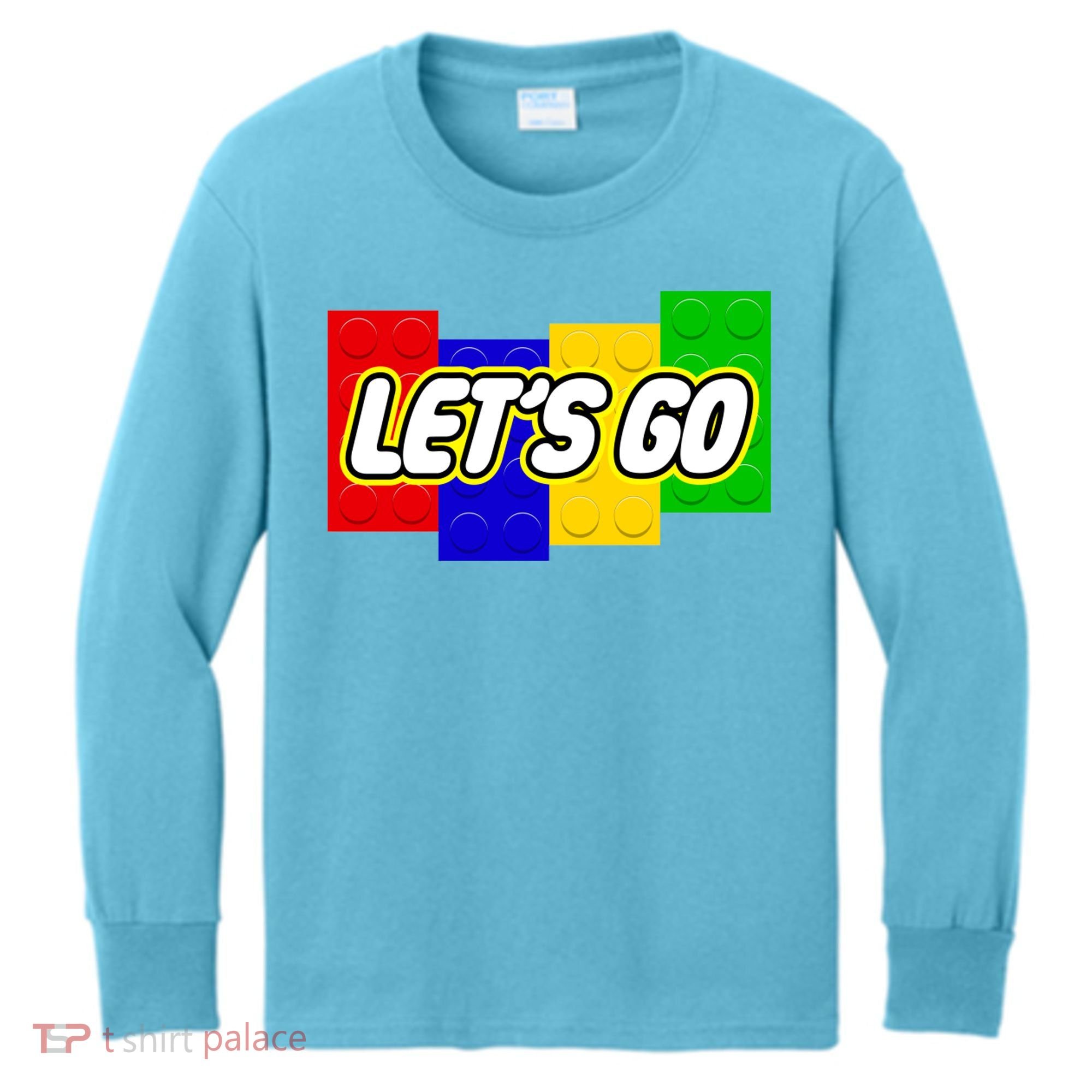 Let's Go Spoof Parody Logo Kids Long Sleeve Shirt