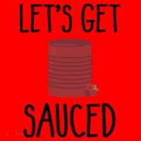 Let's Get Sauced  Funny Get Sauced Thanksgiving  Santa Hat thumb 1