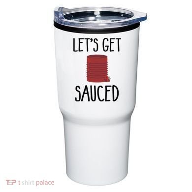 Let's Get Sauced  Funny Get Sauced Thanksgiving  Tumbler