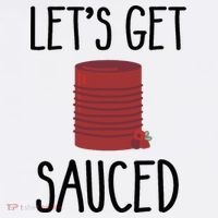 Let's Get Sauced  Funny Get Sauced Thanksgiving  Women's Tank Top thumb 5