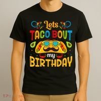 Let's Taco 'bout My Birthday Cinco De Mayo Tacos Boys Kids T-Shirt thumb 3
