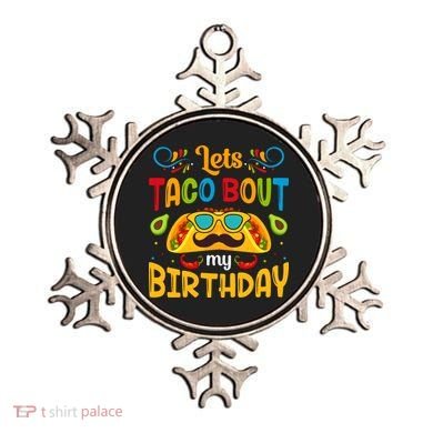 Let's Taco 'bout My Birthday Cinco De Mayo Tacos Boys Kids Ornament