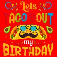 Let's Taco 'bout My Birthday Cinco De Mayo Tacos Boys Kids Santa Hat thumb 1