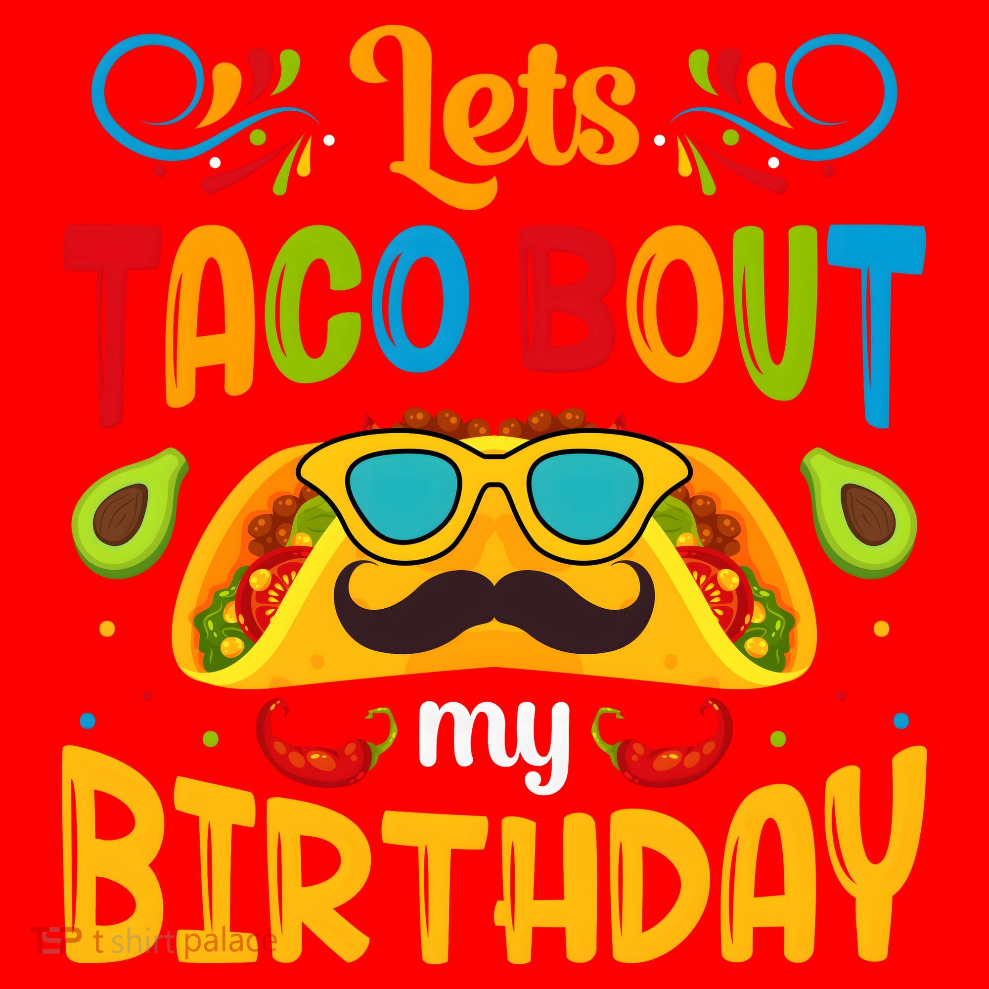 Let's Taco 'bout My Birthday Cinco De Mayo Tacos Boys Kids Santa Hat