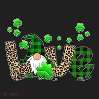 Love Gnome St Patrick's Day Women's Sweatshirt thumb 2