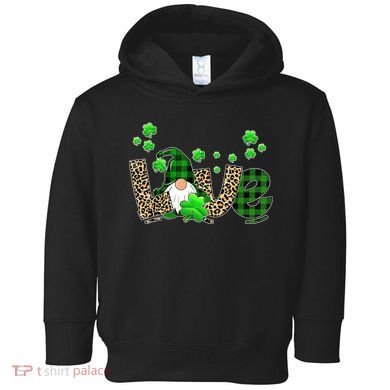 Love Gnome St Patrick's Day Toddler Hoodie