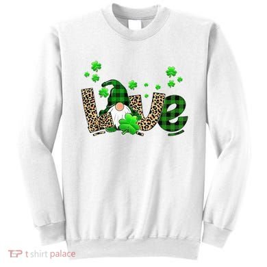 Love Gnome St Patrick's Day Sweatshirt