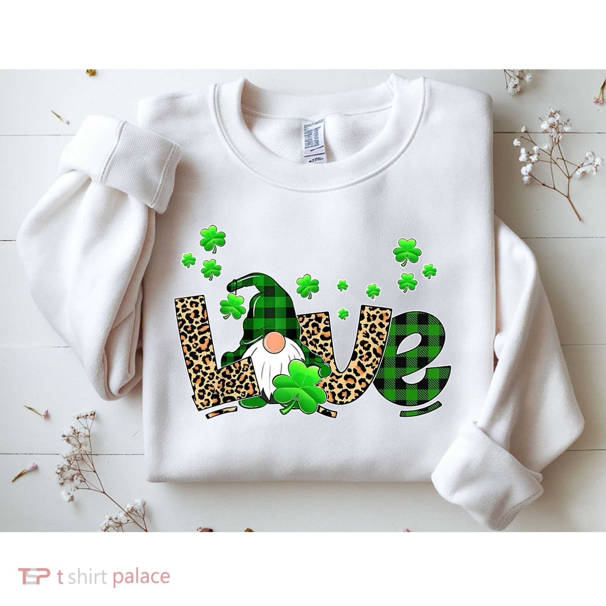 Love Gnome St Patrick's Day Sweatshirt