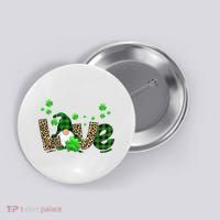 Love Gnome St Patrick's Day Button thumb 0