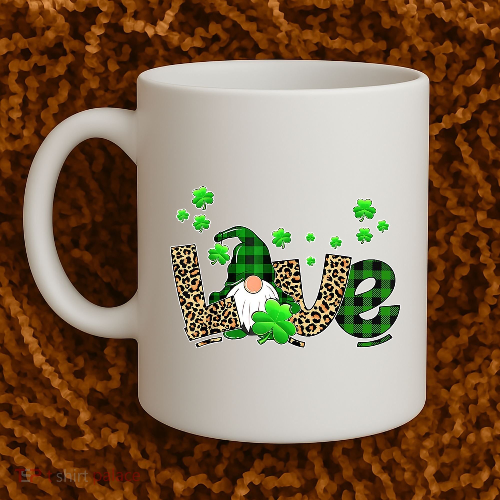 Love Gnome St Patrick's Day Coffee Mug