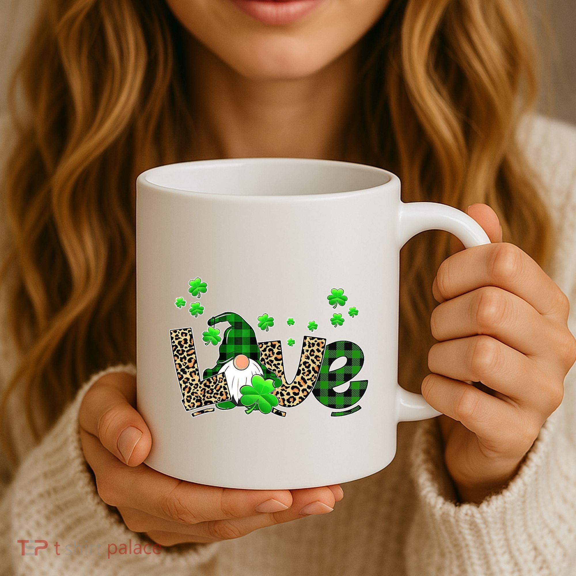 Love Gnome St Patrick's Day Coffee Mug