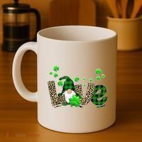 Love Gnome St Patrick's Day Coffee Mug thumb 4