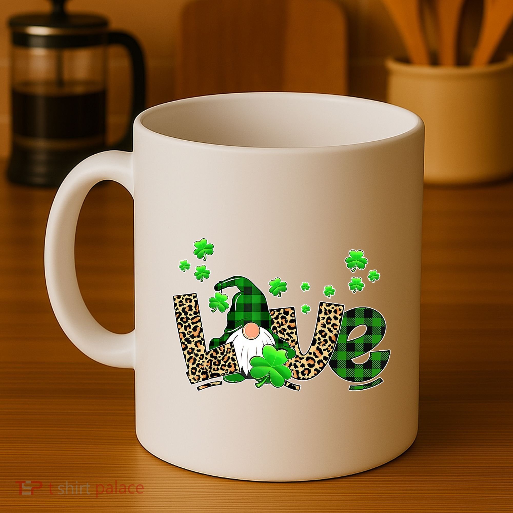 Love Gnome St Patrick's Day Coffee Mug
