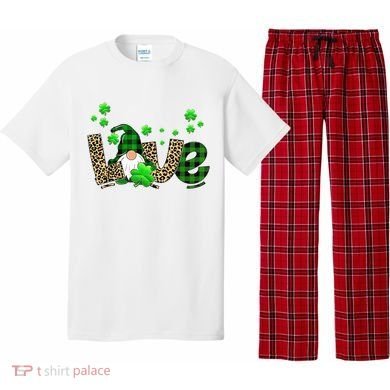 Love Gnome St Patrick's Day Pajama Set