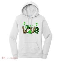 Love Gnome St Patrick's Day Women's Hoodie thumb 0