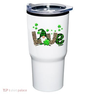 Love Gnome St Patrick's Day Tumbler