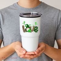 Love Gnome St Patrick's Day Tumbler thumb 2