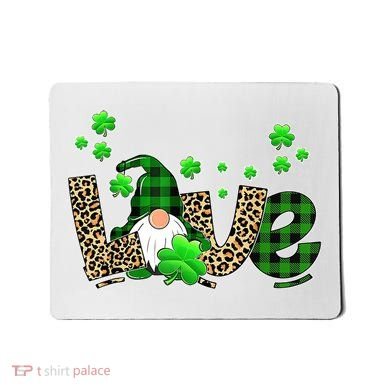 Love Gnome St Patrick's Day Mousepad