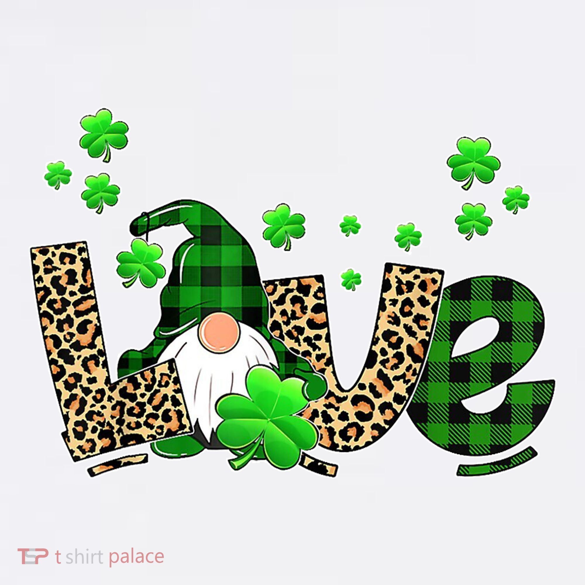 Love Gnome St Patrick's Day Ornament