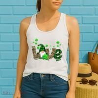 Love Gnome St Patrick's Day Women's Tank Top thumb 2