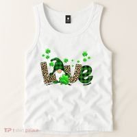 Love Gnome St Patrick's Day Tank Top thumb 2