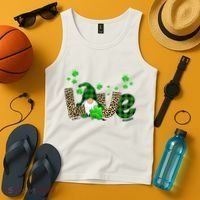 Love Gnome St Patrick's Day Tank Top thumb 4