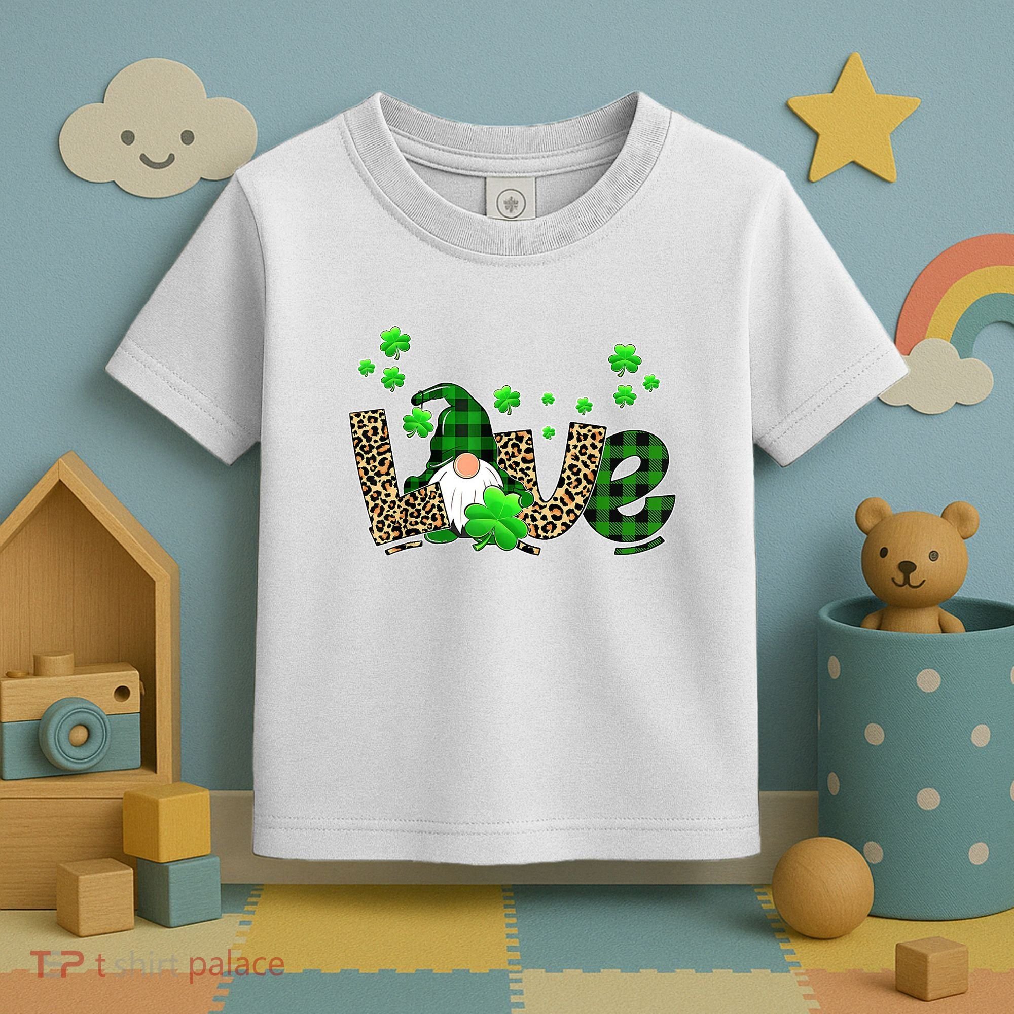 Love Gnome St Patrick's Day Toddler T-Shirt